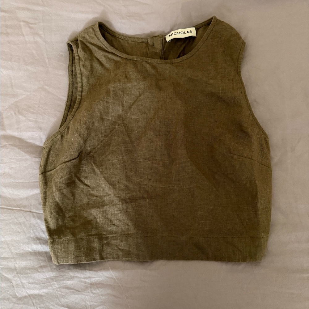 Nicholas Lou crop vest